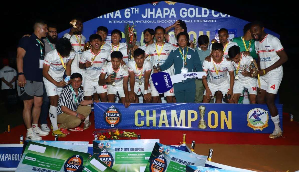 winner of 5th Jhapa Gold Cup